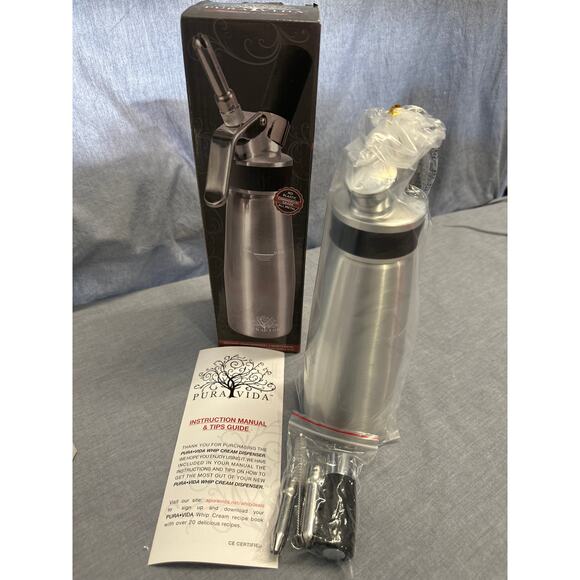 Professional Stainless Steel Whipped Cream Dispenser - Picture 7 of 7